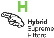 Hybrid Supreme Filters 6,4 mm 55 Stk., Aktivkohlefilter