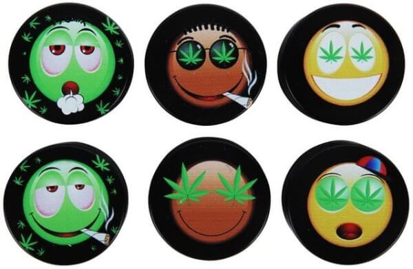 Grinder Smiley 3-tlg. (40 mm)